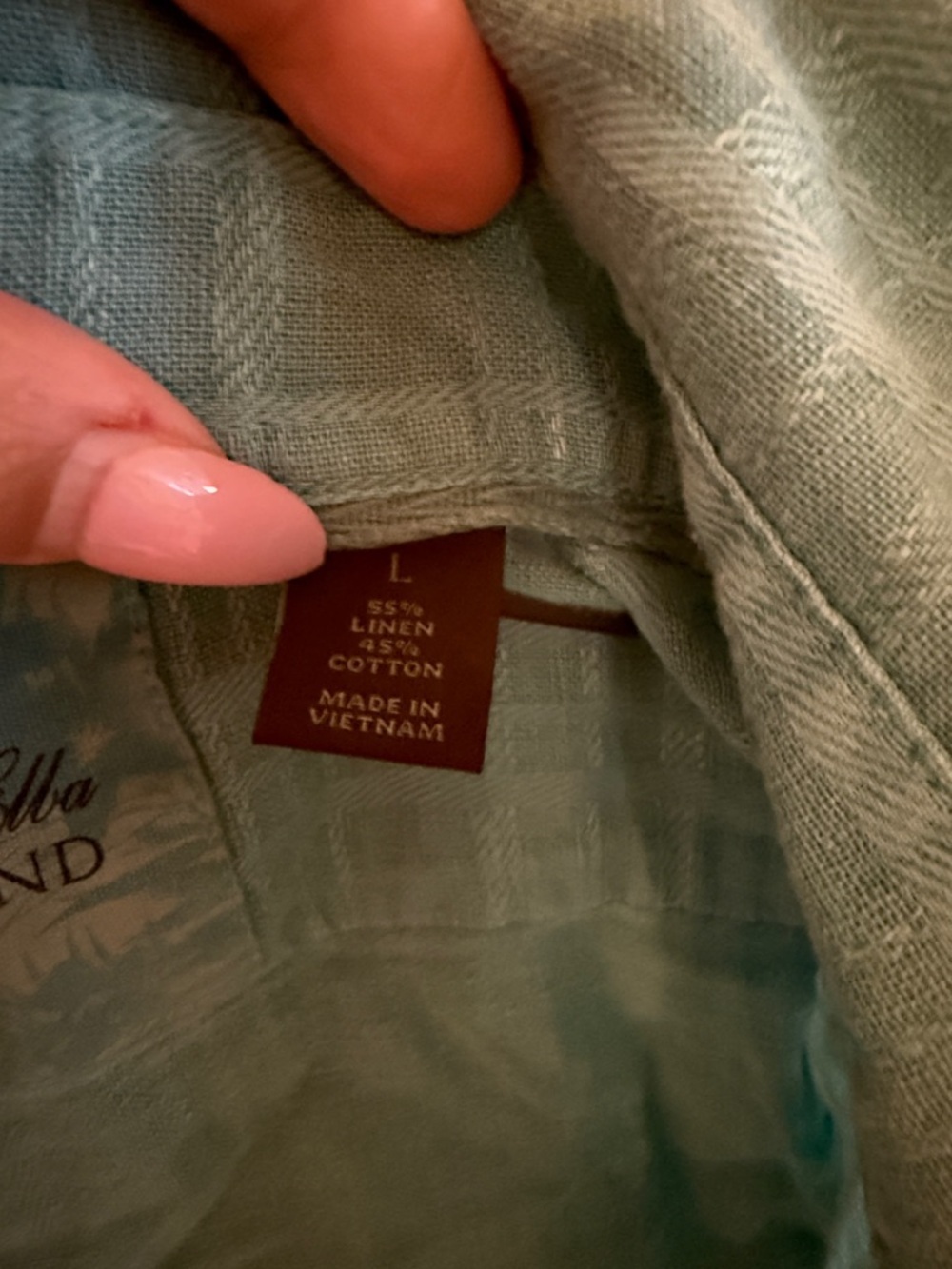 Tasso Elba Teal Short-Sleeve Button-Down Shirt - Picture 2 of 3